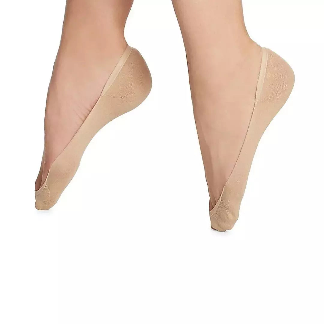 WOMENS LADIES FOOTSIES SHOE LINERS ANKLE SOCKS Invisible-NUDE