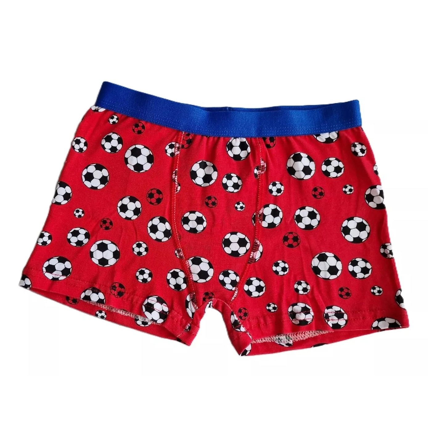 TOM FRANKS - Boys 3 Pairs Football Print Cotton Rich Boxer Trunk Underwear - Mayra Hosiery LTD