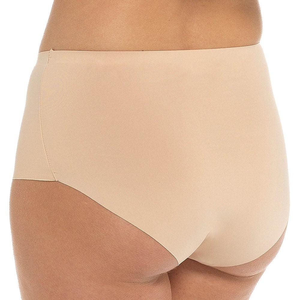 Anucci 3 Pairs Seamless No VPL Full Briefs Smoothing Invisible Underwear Nude/Black