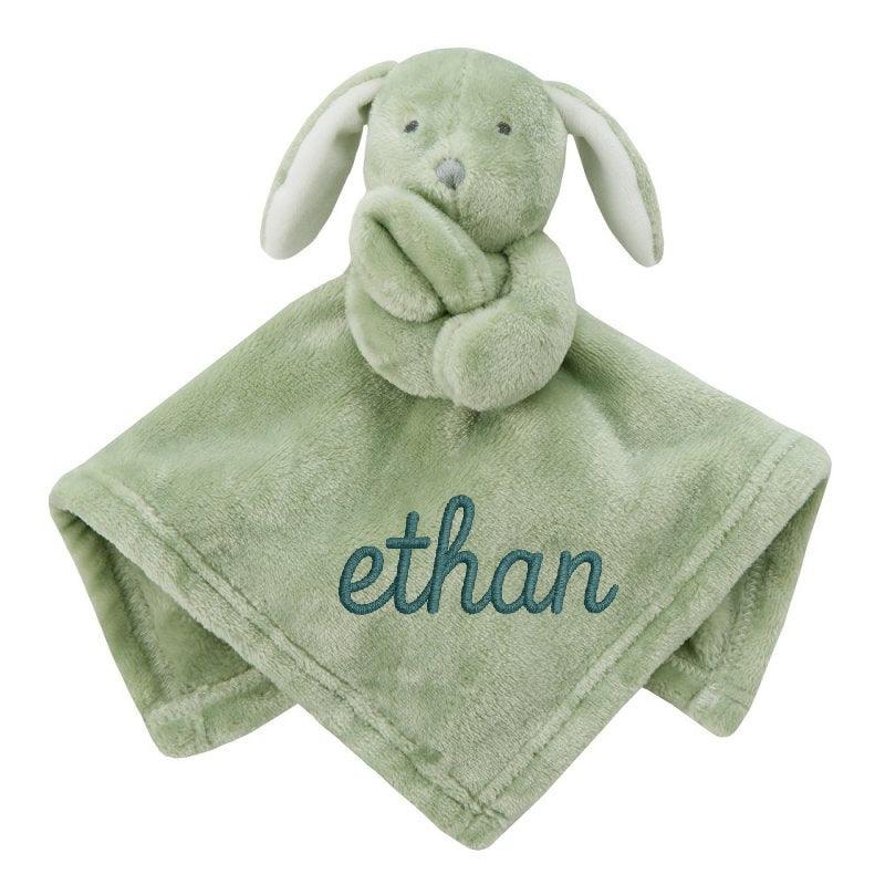 Baby Comforter Security Blanket Novelty Bunny - Sage