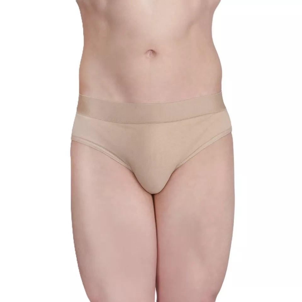 Silky Dance Men's & Boy's Full Seat Full Frontal Padding Dance Belt Brief - Nude - Mayra Hosiery