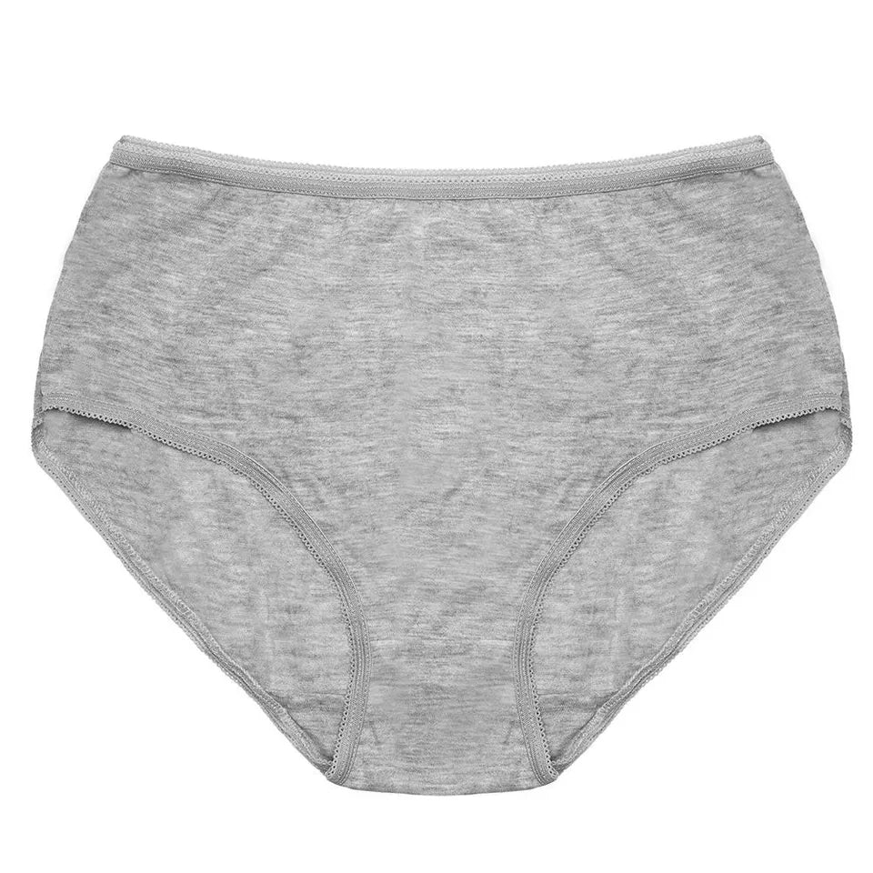 Anucci Ladies 5 Pair Pack Cotton Rich Midi Briefs Knickers Underwear - Mayra Hosiery