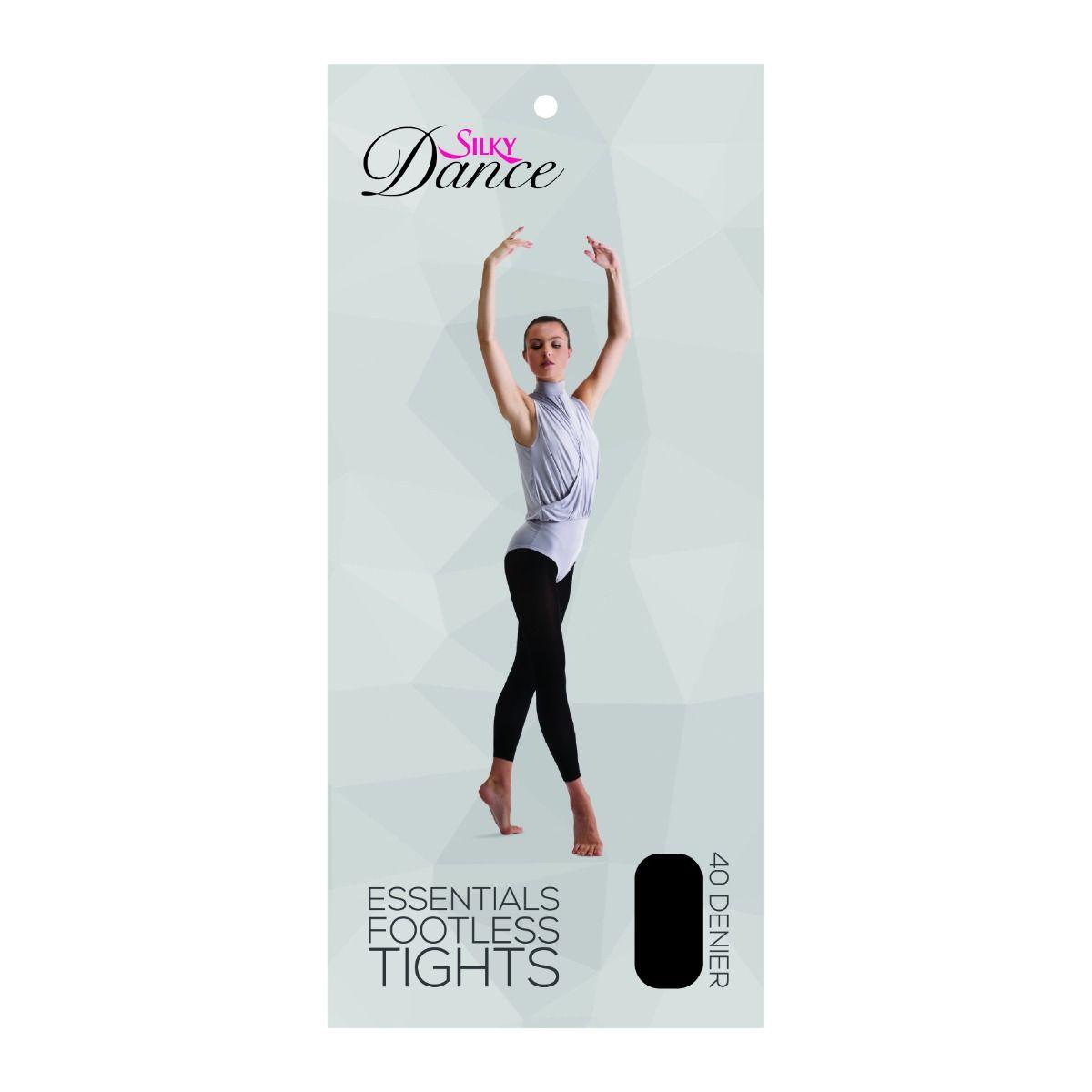 SILKY DANCE Essentials 40 Denier Footless Tights - Mayra Hosiery