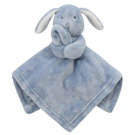 Baby Comforter Security Blanket Novelty Bunny - Dusky Blue