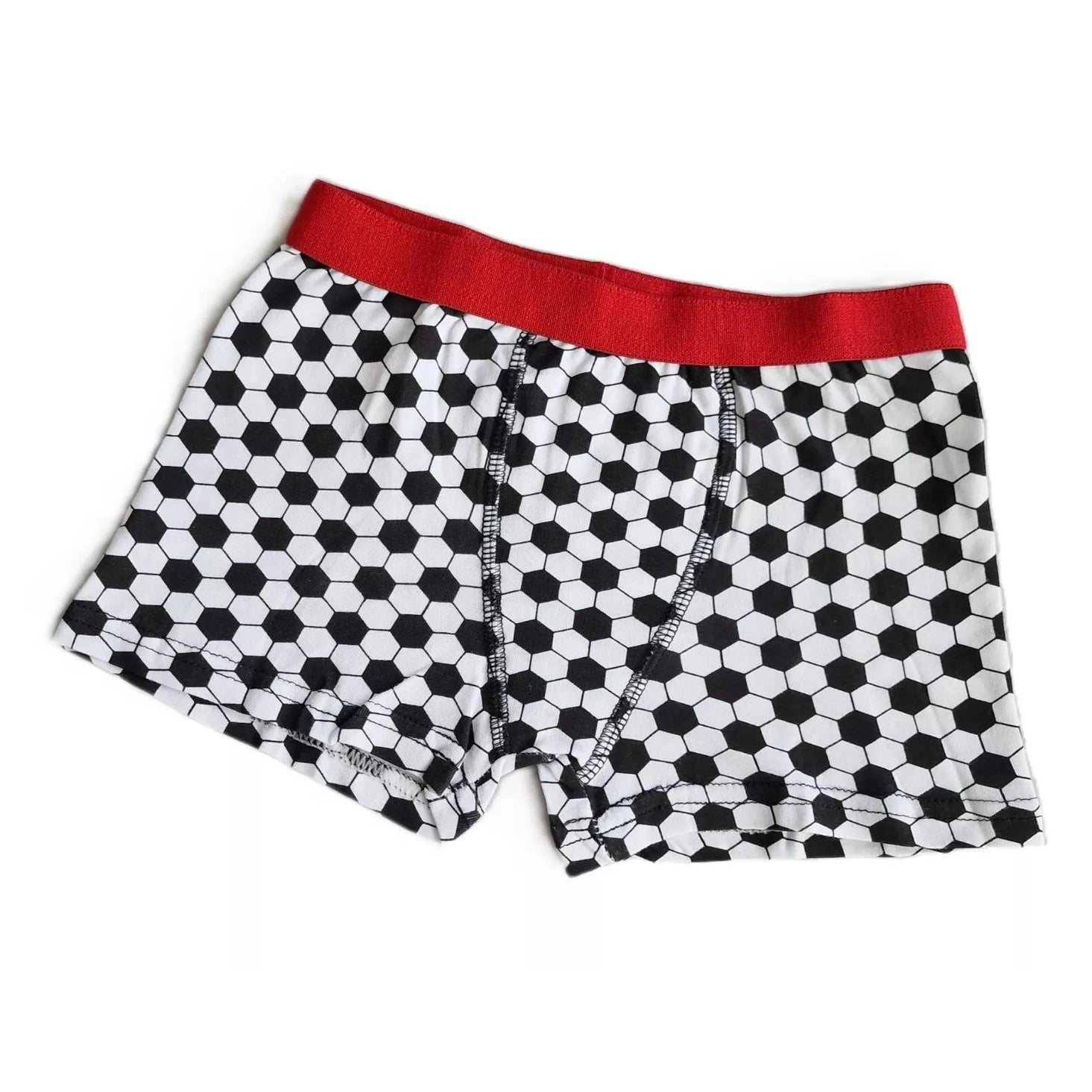 TOM FRANKS - Boys 3 Pairs Football Print Cotton Rich Boxer Trunk Underwear - Mayra Hosiery LTD