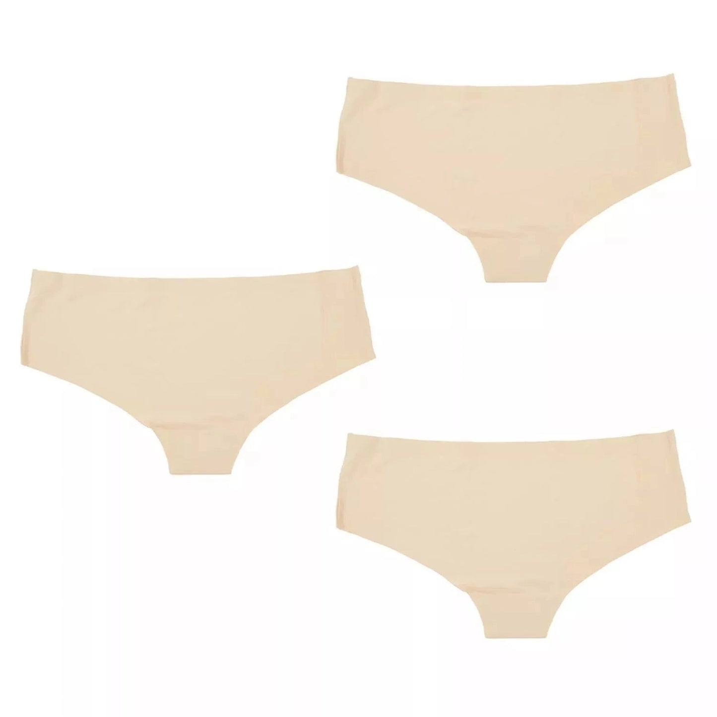 Anucci Ladies NO VPL Seamless Invisible Shorts Briefs 3 Pack