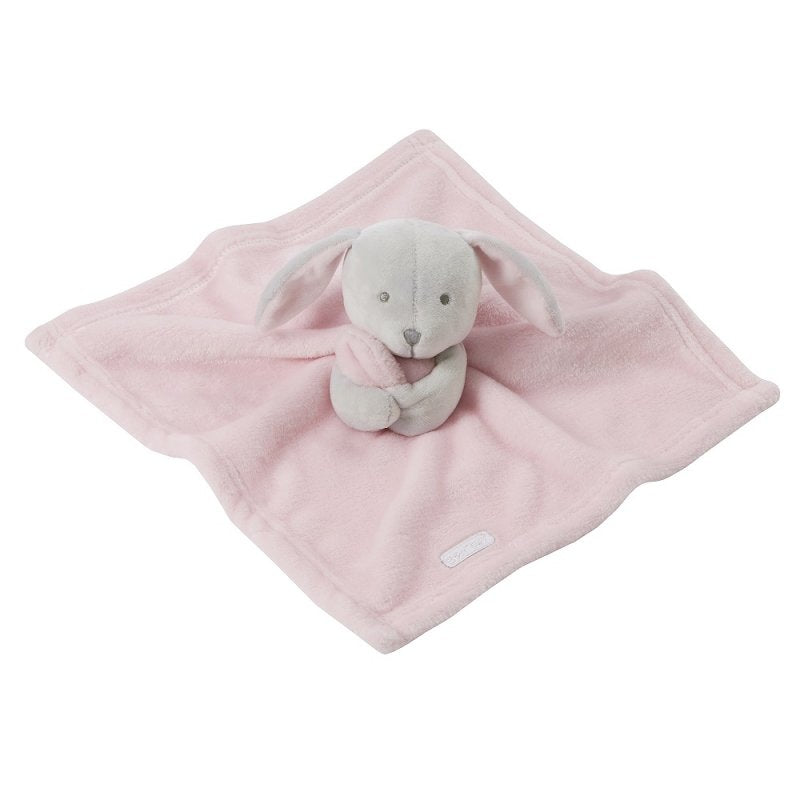 Baby Comforter Security Blanket Novelty Bunny- Pink