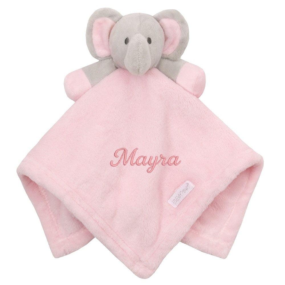 Baby Comforter Security Blanket Novelty Elephant- Pink