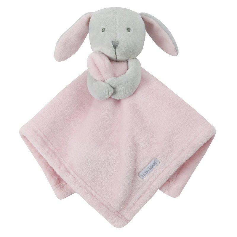 Baby Comforter Security Blanket Novelty Bunny- Pink