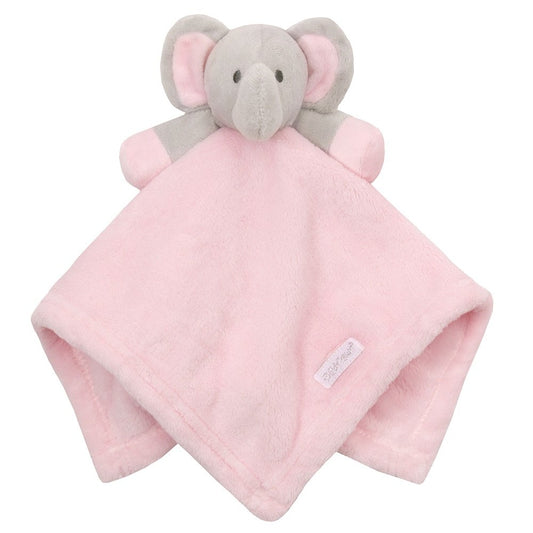 Baby Comforter Security Blanket Novelty Elephant- Pink