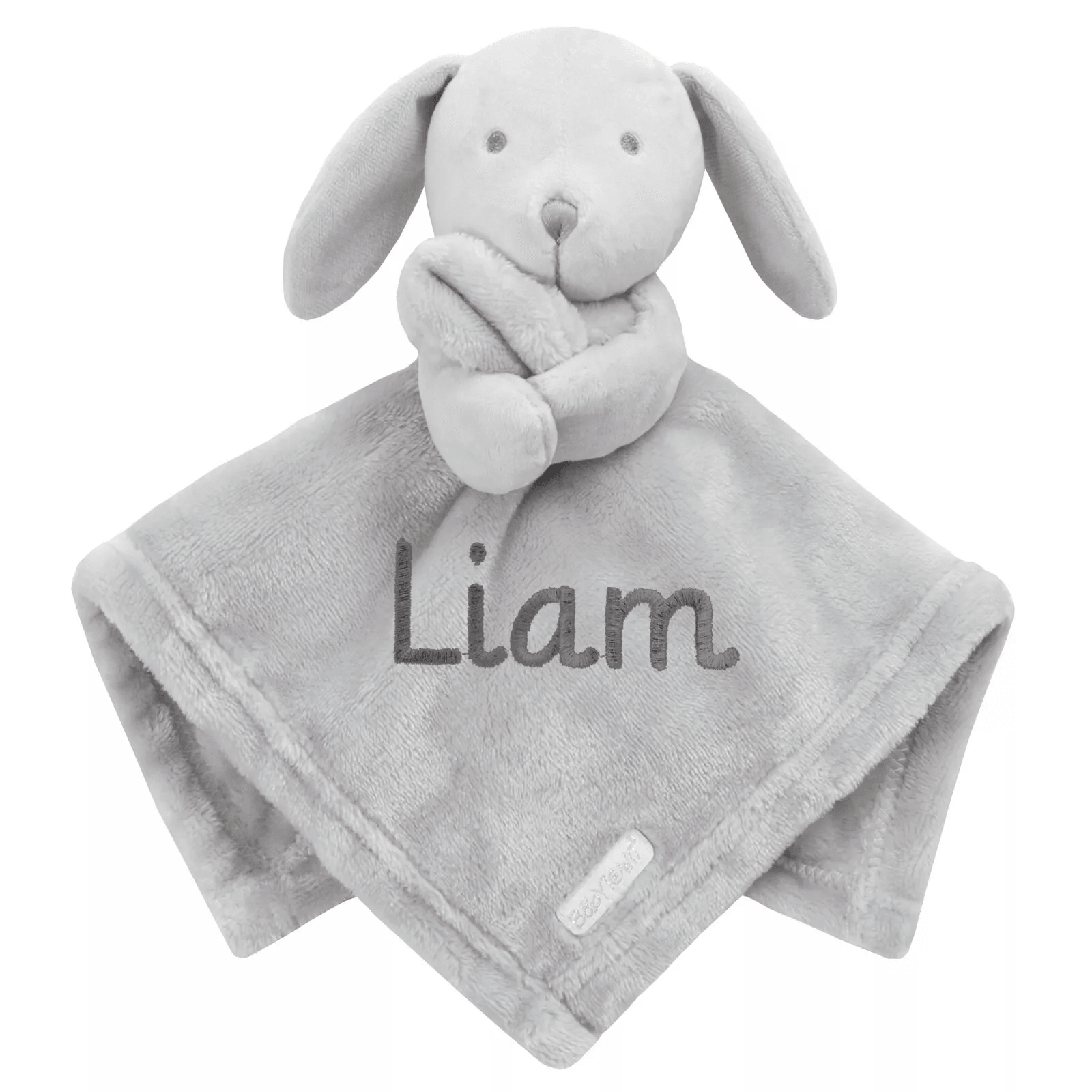 Baby Comforter Security Blanket Novelty Bunny- Grey