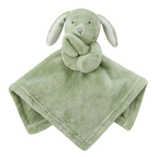 Baby Comforter Security Blanket Novelty Bunny - Sage