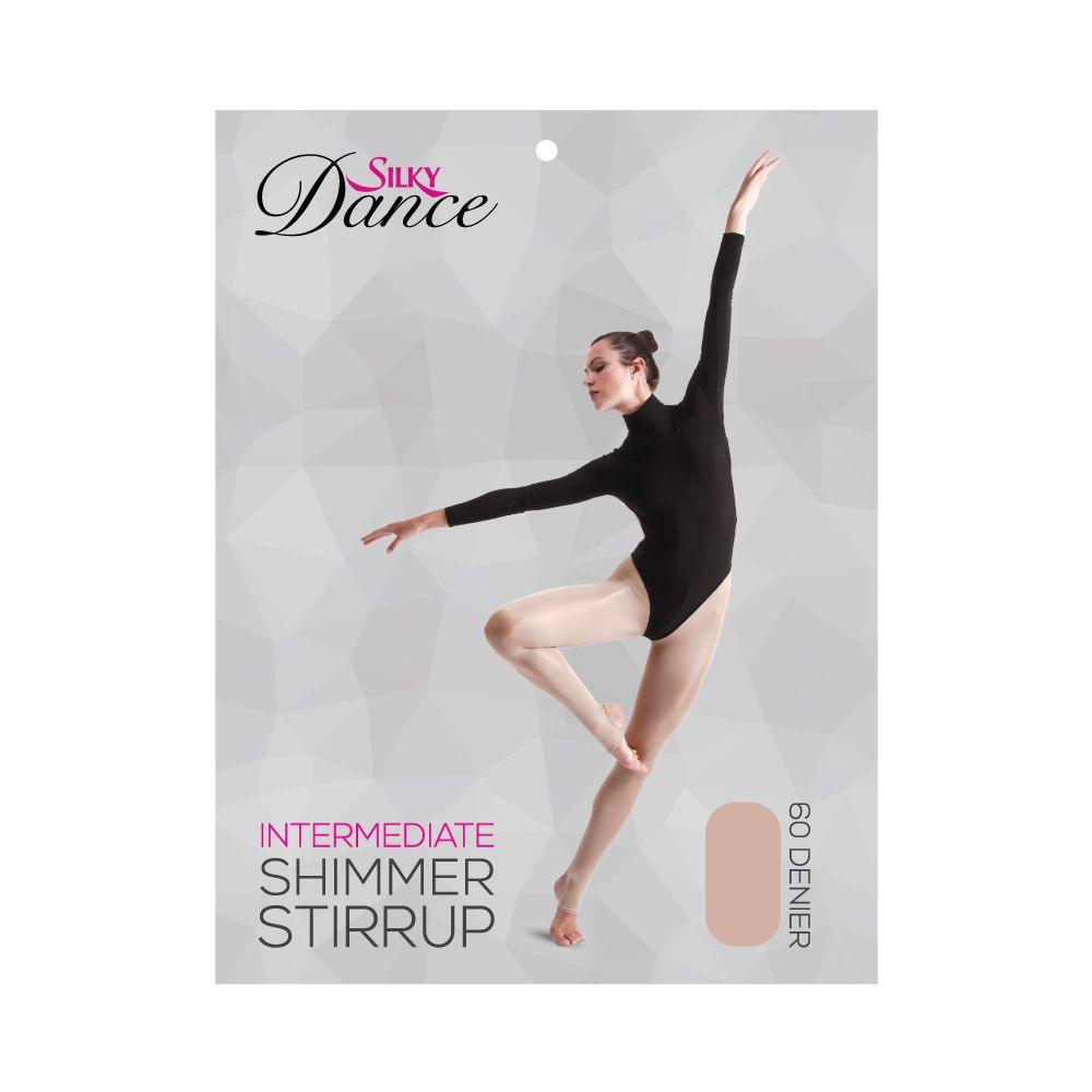 SILKY DANCE 60 Denier Shimmer Stirrup Tights - Mayra Hosiery